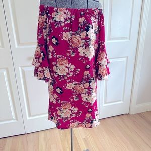 Mini floral dress